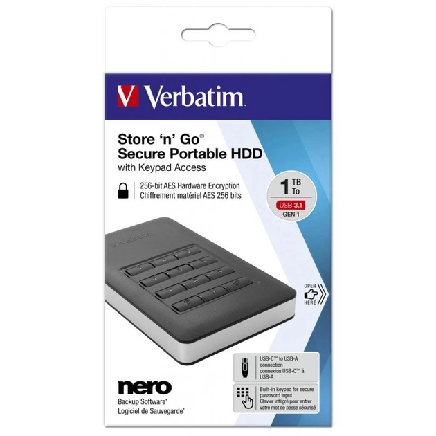Зовнішній жорсткий диск 2.5" 1TB Verbatim (53401) - picture 5