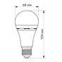 Лампочка TITANUM A68 9W E27 4000K 220V (TL-EMA68-09274) - зменшене зображення 3