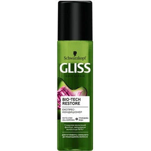 Кондиціонер для волосся Gliss експрес Bio-Tech 200 мл (4015100298369) зображення 1