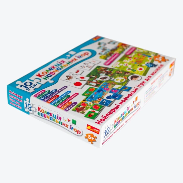 Настільна гра Ранок 10 ІГР. Колекція навчальних ігр (4823076278922) - изображение 4
