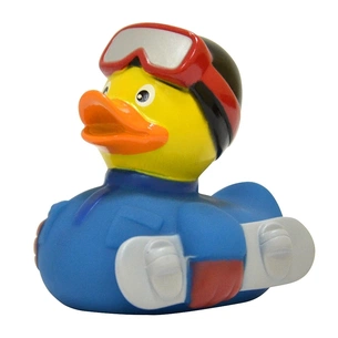 Игрушка для ванной Funny Ducks Утка Сноубордер (L1952) изображение 1