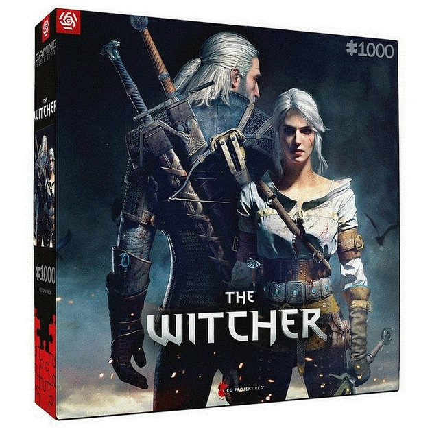 Пазл GoodLoot Witcher: Geralt & Ciri 1000 елементів (5908305236023) - зображення 1