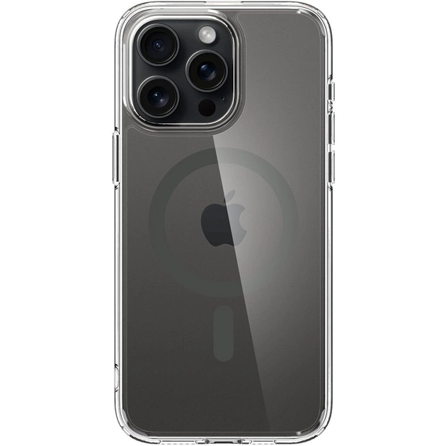 Чохол до мобільного телефона Spigen Apple iPhone 15 Pro Ultra Hybrid MagFit Graphite (ACS06716) - зображення 1