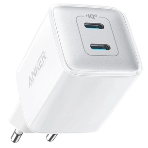 Зарядний пристрій Anker PowerPort 521 Nano Pro - 40W 2xUSB-C PIQ3.0 White (A2038G21) зображення 1