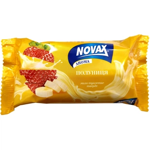 Тверде мило Novax Aroma Полуниця 140 г (4820195509500) зображення 1