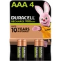 Акумулятор Duracell AAA HR03 900mAh * 4 (5005015) - зменшене зображення 1
