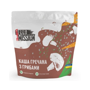 Їжа швидкого приготування Food Mission Каша гречана з грибами 100 г (fm.30474) изображение 1