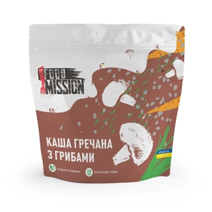 Їжа швидкого приготування Food Mission Каша гречана з грибами 100 г (fm.30474) зображення 1