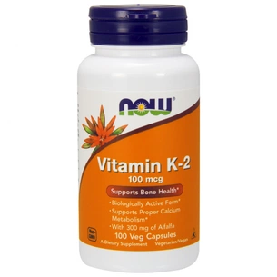 Вітамін Now Foods Вітамін К2 100 мкг, 100 вегетаріанських капсул (NOW-00990) зображення 1