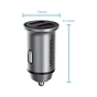 Зарядний пристрій Vention 2USB-A 30W QC3.0 Gray Mini Style Aluminium Alloy Type (FFEH0) - зменшене зображення 4