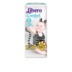 Підгузки Libero Comfort 4 (7-14 кг), 60 шт (7322540475173) зображення 1