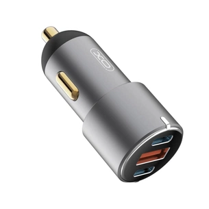 Зарядний пристрій XO CC45 1 USB QC 3.0 + 2 Type-C PD (60W) Black (XO-CC45-BK) зображення 1