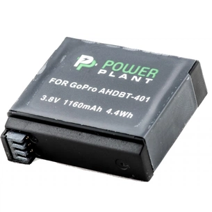 Акумулятор до фото/відео PowerPlant GoPro AHDBT-401 (DV00DV1401) зображення 1