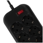 Мережевий фільтр живлення ColorWay CW-CHE64B, 6 розеток/4USB Black (CW-CHE64B) - зменшене зображення 6