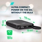 Батарея універсальна Canyon 10000mAh OnPower 101 PD/22.5W built-in cable Blue (CNS-CPB101BL) - зменшене зображення 7