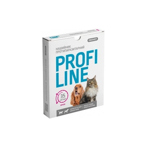 Нашийник для тварин ProVET Profiline інсектоакарицид 35 см фуксія (4823082430956) изображение 1