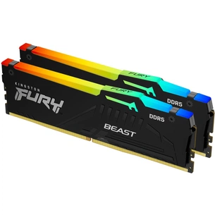 Модуль пам'яті для комп'ютера DDR5 32GB 5200 MHz Beast RGB Kingston Fury (ex.HyperX) (KF552C40BBA-32) зображення 1