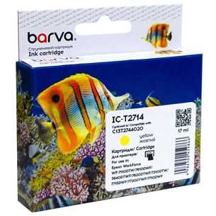 Картридж Barva Epson T2714 27XL (C13T27144020) 1100 c, Yellow (IC-T2714) зображення 1