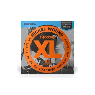 Струни для гітари D'Addario XL Nickel Wound Regular Light Balanced Tension (10-46) (EXL110BT) зображення 1