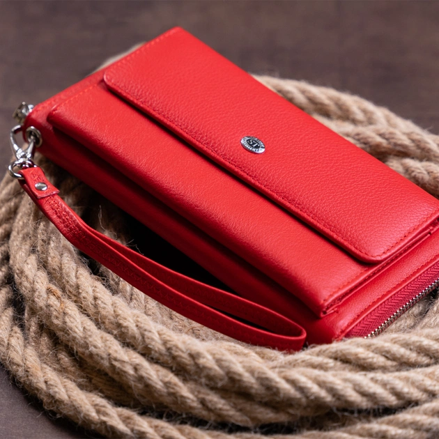 Гаманець ST Leather Червоний (19366) - зображення 11