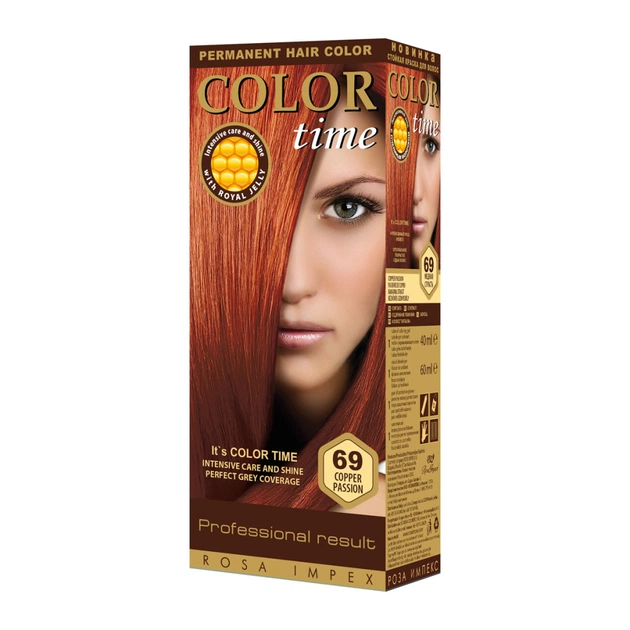 Краска для волос Color Time 69 - Медная страсть (3800010502917) - изображение 1