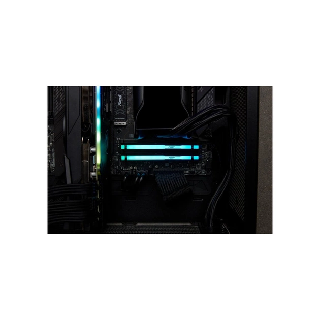 Модуль пам'яті для комп'ютера DDR5 32GB (2x16GB) 5200 MHz Beast RGB XMP Kingston Fury (ex.HyperX) (KF552C40BBAK2-32) - picture 10