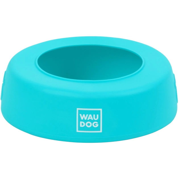 Посуда для собак WAUDOG Silicone Миска-непроливайка 750 мл голубая (50782) - изображение 1