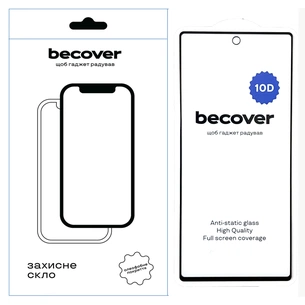 Скло захисне BeCover Google Pixel 6A 10D Black (711488) зображення 1