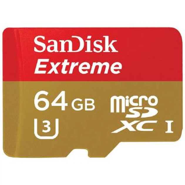 Карта пам'яті SanDisk 64GB microSDHC Class 10 UHS-I (SDSQXNE-064G-GN6AA) - изображение 1