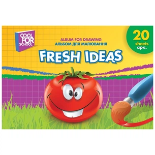 Альбом для малювання Cool For School на пружині, 20 аркушів Fresh Ideas (CF60903-01) зображення 1
