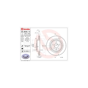 Гальмівний диск Brembo 09.B026.11 зображення 1