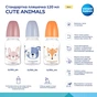 Пляшечка для годування Canpol babies Cute Animals стандартна 120 мл синя блакитн (11/851_blu) - зменшене зображення 4