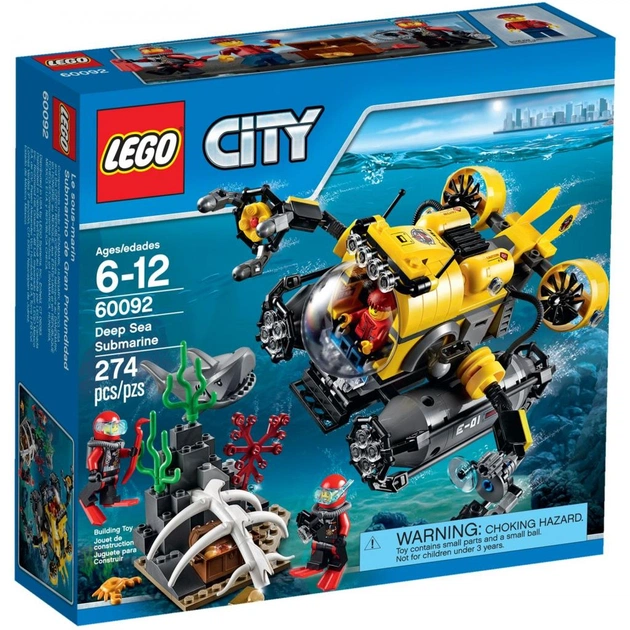Конструктор LEGO City Supplementary Глибоководний підводний човен (60092) - зображення 1