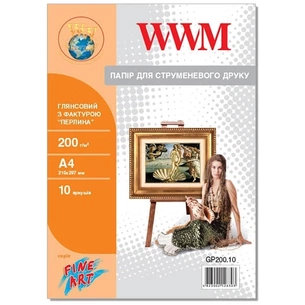 Фотопапір WWM A4 Fine Art (GP200.10) зображення 1