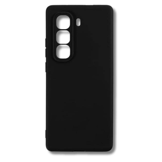 Чохол до мобільного телефона BeCover Silicone Infinix Hot 50 Pro Plus 4G (X6880) Black (714670) - зображення 1