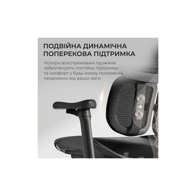 Офісне крісло Sihoo DORO S100 Mesh Black (S100-M301) - зображення 9
