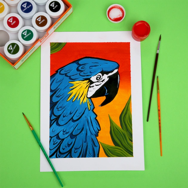 Гуашеві фарби Yes Orange Line 12 кольорів по 20 мл (230432) - picture 7