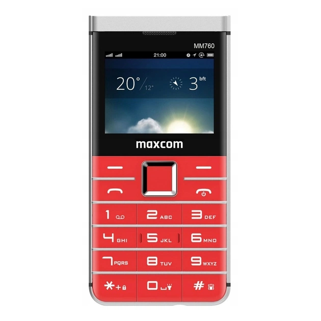 Мобільний телефон Maxcom MM760 Red (5908235974880) - изображение 1