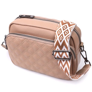 Сумка Vintage З натуральної шкіри Бежева (22637) зображення 1