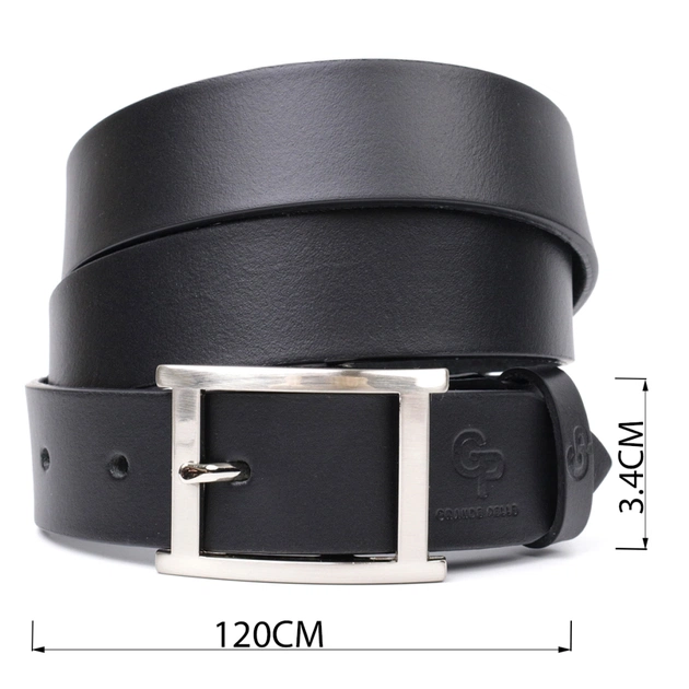 Ремінь Grande Pelle Брючний з натуральної шкіри Чорний (11689) - зображення 3