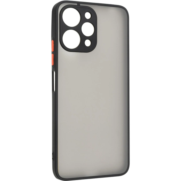 Чохол до мобільного телефона Armorstandart Frosted Matte Xiaomi Redmi 12 4G Black (ARM68550) - зображення 1