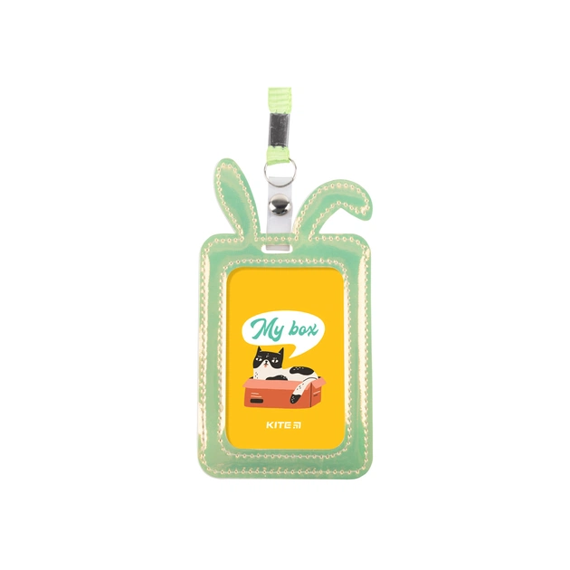Бейдж Kite Bunny, з голографічним ефектом, зелений (K22-449-03) - picture 2