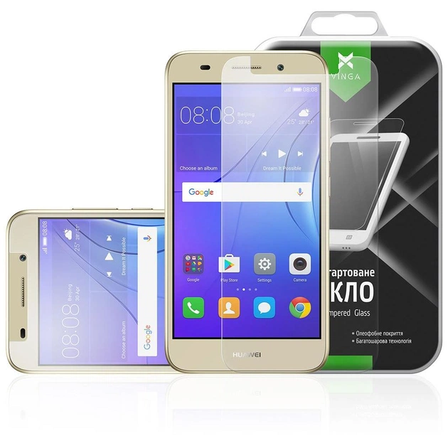 Скло захисне Vinga для Huawei Y3 2017 (Clear) (VTPGS-Y32017) - picture 1