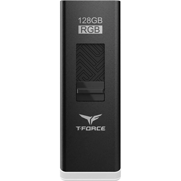 USB флеш накопичувач Team 128GB T-Force Spark RGB Black USB 3.2 (TSPARK3128GB01) - изображение 1