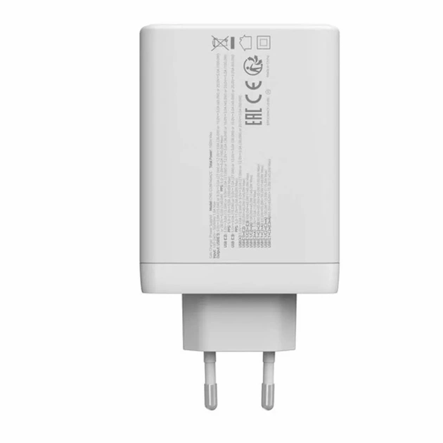 Зарядний пристрій Canyon CU140ACC GaN 150W 3xPD 1xQC EU White (CNS-CUW140ACC) - picture 4