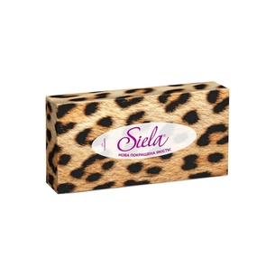 Серветки косметичні Siela Leo 2 шари 80 шт. (4820204405434) зображення 1