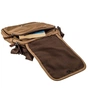 Сумка Vintage Текстильна чоловіча на два відділення Коричнева (20200) - зменшене зображення 6