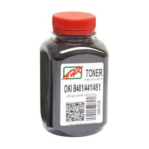 Тонер AHK OKI B401/B441/B451 80г Black (1401318) зображення 1
