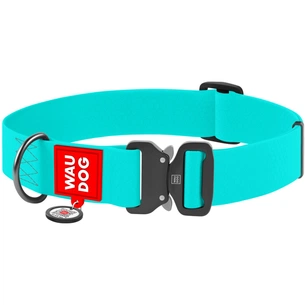 Нашийник для тварин WAUDOG Waterproof металева пряжка-фастекс XXL Ш 40 мм Д 46-70 см ментоловий (2781) зображення 1