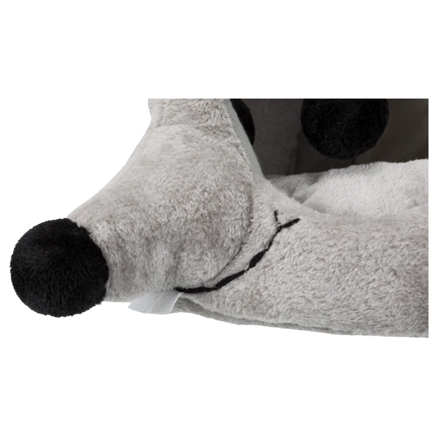 Будиночок для тварин Trixie Lukas з дряпкою 35х33х65 см (сірий) (4011905362908) - picture 4